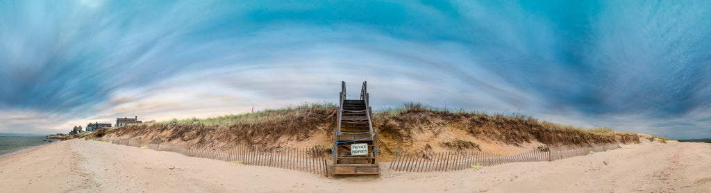 Color infrared panorama of Near the Kennedy Compound, Hyannis